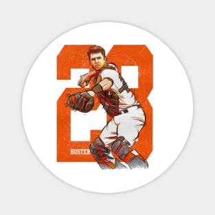 Buster Posey San Francisco Sketch Magnet